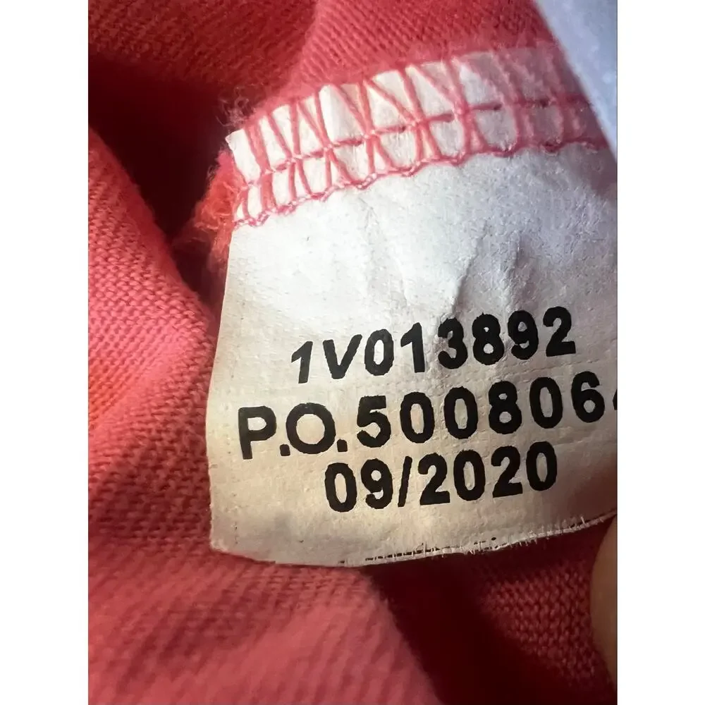 Vineyard Vines Pink Long Sleeve Whale Logo Pocket Graphic T-Shirt | Small